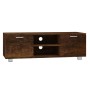 Mueble para TV madera contrachapada roble ahumado 120x40,5x35cm en Muebles TV | Comprar online en Foru.es