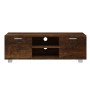 Mueble para TV madera contrachapada roble ahumado 120x40,5x35cm en Muebles TV | Comprar online en Foru.es