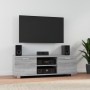 Mueble de TV madera contrachapada gris Sonoma 120x40,5x35 cm en Muebles TV | Comprar online en Foru.es