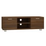 Mueble para TV madera contrachapada marrón roble 120x40,5x35 cm en Muebles TV | Comprar online en Foru.es
