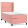 Box spring bed with pink velvet mattress 90x200 cm by vidaXL, Beds and slatted bases - Ref: Foro24-3129074, Price: 341,34 €, ...