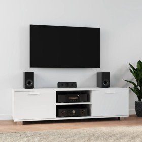 Mueble para TV madera contrachapada blanco 120x40,5x35 cm en Muebles TV | Comprar online en Foru.es