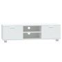 Mueble para TV madera contrachapada blanco 120x40,5x35 cm en Muebles TV | Comprar online en Foru.es