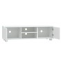 Mueble para TV madera contrachapada blanco 120x40,5x35 cm en Muebles TV | Comprar online en Foru.es