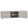Mueble para TV madera contrachapada gris hormigón 140x40,5x35cm en Muebles TV | Comprar online en Foru.es