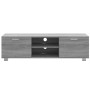 Mueble de TV madera contrachapada gris Sonoma 140x40,5x35 cm en Muebles TV | Comprar online en Foru.es