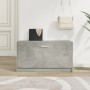 Banco zapatero madera contrachapada gris hormigón 80x24x45 cm en Zapateros y organizadores de calzado | Comprar online en Foru.e