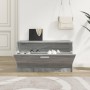 Banco zapatero madera contrachapada gris Sonoma 80x24x45 cm en Zapateros y organizadores de calzado | Comprar online en Foru.es