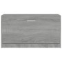 Banco zapatero madera contrachapada gris Sonoma 80x24x45 cm en Zapateros y organizadores de calzado | Comprar online en Foru.es