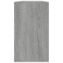 Banco zapatero madera contrachapada gris Sonoma 80x24x45 cm en Zapateros y organizadores de calzado | Comprar online en Foru.es
