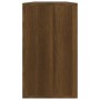 Banco zapatero madera contrachapada marrón roble 80x24x45 cm en Zapateros y organizadores de calzado | Comprar online en Foru.es