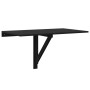 Mesa de pared plegable madera contrachapada negra 100x60x56 cm en Mesas plegables | Comprar online en Foru.es