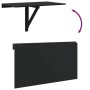 Mesa de pared plegable madera contrachapada negra 100x60x56 cm en Mesas plegables | Comprar online en Foru.es