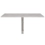 Mesa de pared plegable contrachapada gris hormigón 100x60x56 cm en Mesas plegables | Comprar online en Foru.es