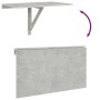 Mesa de pared plegable contrachapada gris hormigón 100x60x56 cm en Mesas plegables | Comprar online en Foru.es