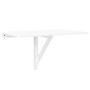 Mesa de pared plegable contrachapada blanco brillo 100x60x56 cm en Mesas plegables | Comprar online en Foru.es