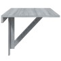 Mesa de pared plegable contrachapada gris Sonoma 100x60x56 cm en Mesas plegables | Comprar online en Foru.es