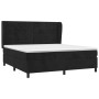 Cama box spring con colchón terciopelo negro 180x200 cm de vidaXL, Camas y somieres - Ref: Foro24-3129227, Precio: 629,49 €, ...