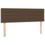 Cama box spring con colchón tela marrón oscuro 140x190 cm de vidaXL, Camas y somieres - Ref: Foro24-3129788, Precio: 448,16 €...