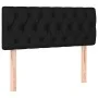 Box spring bed with black fabric mattress 90x200 cm by vidaXL, Beds and slatted bases - Ref: Foro24-3129923, Price: 297,83 €,...