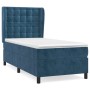 Cama box spring con colchón terciopelo azul oscuro 80x200 cm de vidaXL, Camas y somieres - Ref: Foro24-3129421, Precio: 315,7...