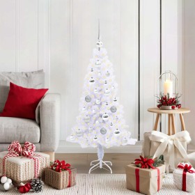 Árbol de Navidad artificial con 150 LED 120 cm PVC y Acero en Decoración Festiva y Estacional | Comprar online en Foru.es