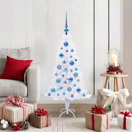 Árbol de Navidad artificial con 150 LED 120 cm PVC y Acero en Decoración Festiva y Estacional | Comprar online en Foru.es