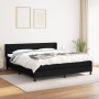 Cama box spring con colchón tela negro 160x200 cm de vidaXL, Camas y somieres - Ref: Foro24-3129963, Precio: 513,11 €, Descue...