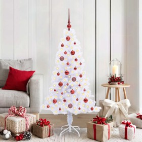 Árbol de Navidad artificial con 150 LED 150 cm PVC y Acero en Decoración Festiva y Estacional | Comprar online en Foru.es