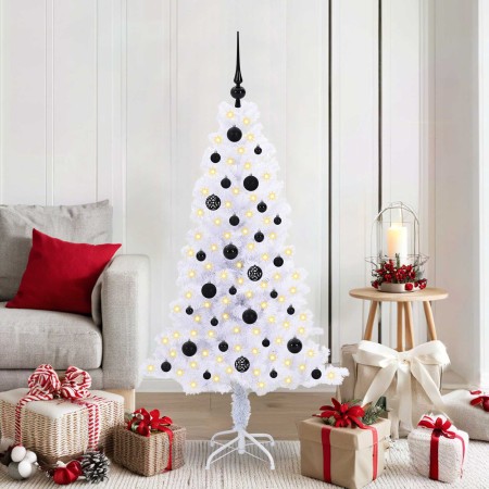 Árbol de Navidad artificial con 150 LED 150 cm PVC y Acero en Decoración Festiva y Estacional | Comprar online en Foru.es