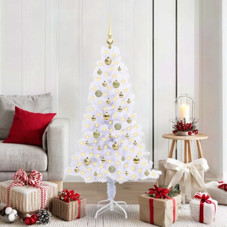 Árbol de Navidad artificial con 150 LED 150 cm PVC y Acero en Decoración Festiva y Estacional | Comprar online en Foru.es