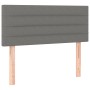 Cama box spring con colchón tela gris oscuro 100x200 cm de vidaXL, Camas y somieres - Ref: Foro24-3129770, Precio: 324,23 €, ...