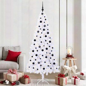Árbol de Navidad artificial con 300 LED 210 cm PVC y Acero en Decoración Festiva y Estacional | Comprar online en Foru.es