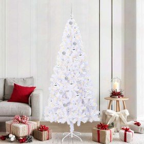 Árbol de Navidad artificial con 300 LED 210 cm PVC y Acero en Decoración Festiva y Estacional | Comprar online en Foru.es