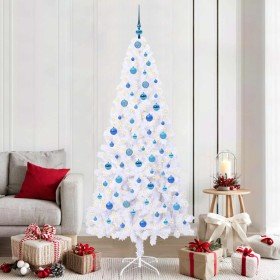 Árbol de Navidad artificial con 300 LED 210 cm PVC y Acero en Decoración Festiva y Estacional | Comprar online en Foru.es