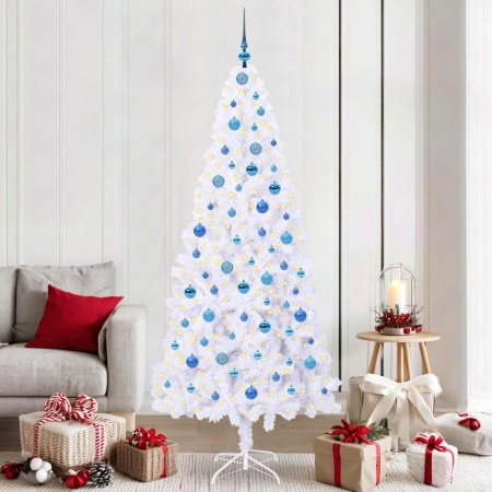 Árbol de Navidad artificial con 300 LED 210 cm PVC y Acero en Decoración Festiva y Estacional | Comprar online en Foru.es