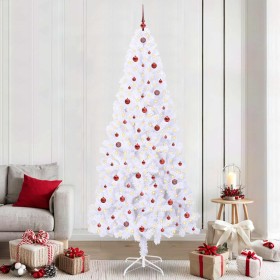 Árbol de Navidad artificial con 300 LED 240 cm PVC y Acero en Decoración Festiva y Estacional | Comprar online en Foru.es