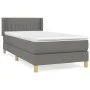 Box spring bed with dark gray fabric mattress 90x200 cm by vidaXL, Beds and slatted bases - Ref: Foro24-3130402, Price: 303,3...