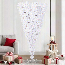 Árbol de Navidad artificial con 300 LED 210 cm PVC y Acero en Decoración Festiva y Estacional | Comprar online en Foru.es