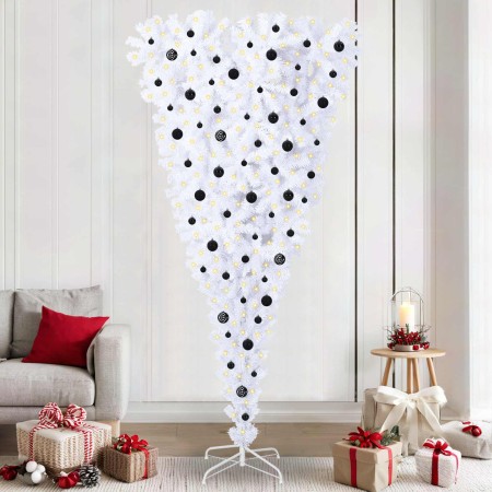 Árbol de Navidad artificial con 300 LED 240 cm PVC y Acero en Decoración Festiva y Estacional | Comprar online en Foru.es