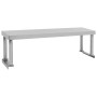 Mesa de trabajo de cocina con estante acero inox 120x60x120cm de vidaXL, Restauración - Ref: Foro24-3054468, Precio: 215,49 €...