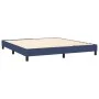 Cama box spring con colchón tela azul 160x200 cm de vidaXL, Camas y somieres - Ref: Foro24-3129967, Precio: 493,35 €, Descuen...