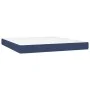 Cama box spring con colchón tela azul 160x200 cm de vidaXL, Camas y somieres - Ref: Foro24-3129967, Precio: 493,35 €, Descuen...