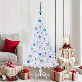 Árbol de Navidad artificial con 150 LED 150 cm PVC y Acero en Decoración Festiva y Estacional | Comprar online en Foru.es