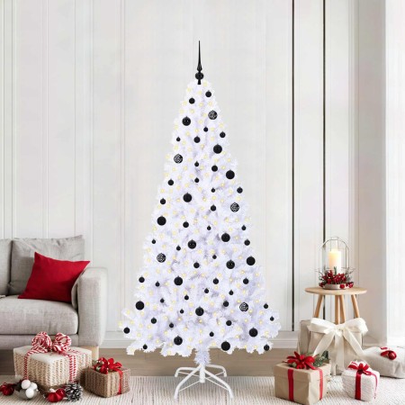 Árbol de Navidad artificial con 300 LED 210 cm PVC y Acero en Decoración Festiva y Estacional | Comprar online en Foru.es