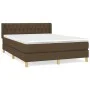 Boxspringbett mit dunkelbrauner Stoffmatratze 140x200 cm von vidaXL, Betten und Lattenroste - Ref: Foro24-3130516, Preis: 435...