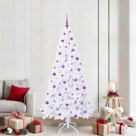 Árbol de Navidad artificial con 300 LED 210 cm PVC y Acero en Decoración Festiva y Estacional | Comprar online en Foru.es