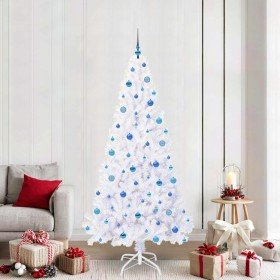Árbol de Navidad artificial con 300 LED 210 cm PVC y Acero en Decoración Festiva y Estacional | Comprar online en Foru.es