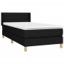 Cama box spring con colchón tela negro 80x200 cm de vidaXL, Camas y somieres - Ref: Foro24-3130307, Precio: 286,18 €, Descuen...