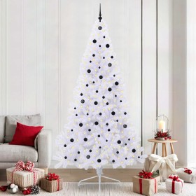Árbol de Navidad artificial con 300 LED 240 cm PVC y Acero en Decoración Festiva y Estacional | Comprar online en Foru.es